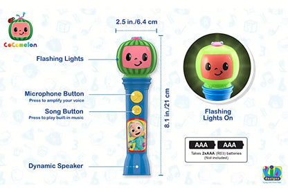 Micrófono De Juguete Cocomelon Para Niños Juguete Musical